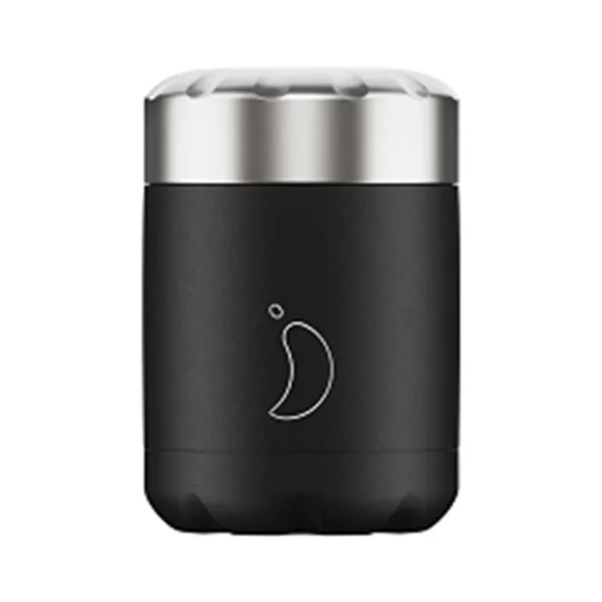 Chilly's Food Pot Monochrome Black 300 ml Chillys