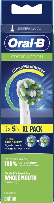 Oral-B Cross Action Borsthuvud 5 st Oral-B