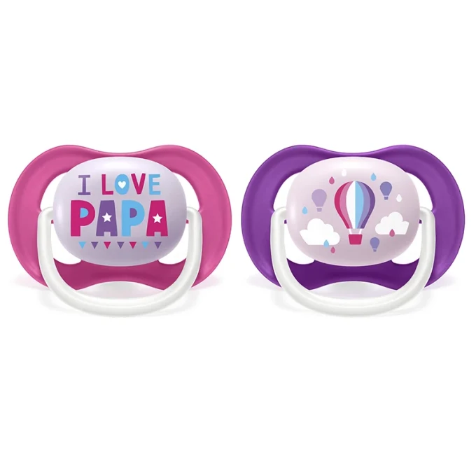 Philips Avent Ultra Air Napp 6-18 mån Pappa/Ballong 2-pack Philips Avent