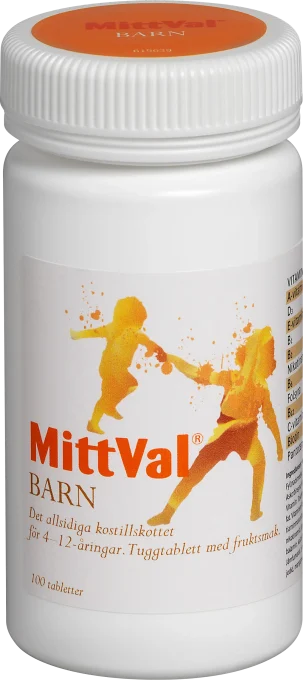 MittVal Barn Tuggtabletter 100st MittVal