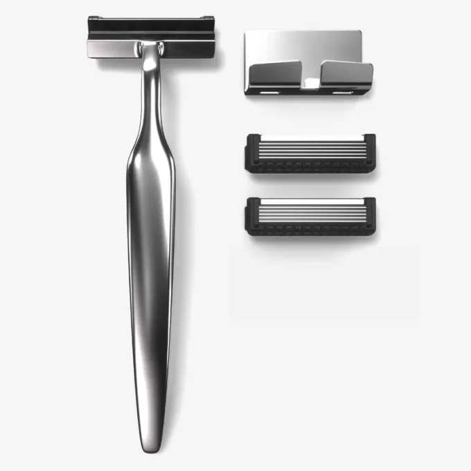 Melle Chrome Razor Kit Melle