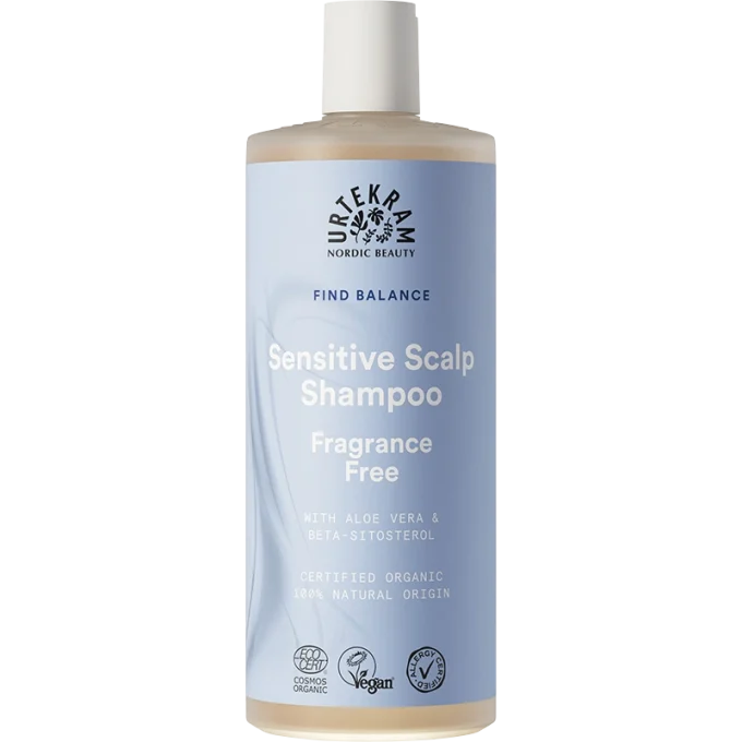 Urtekram Find Balance Fragrance Free Sensitive Scalp Shampoo 500 ml Urtekram
