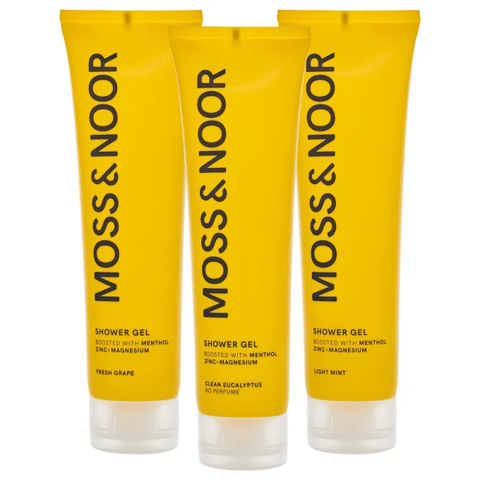 Moss & Noor After Workout Shower Gel Mixed 3-pack Moss & noor