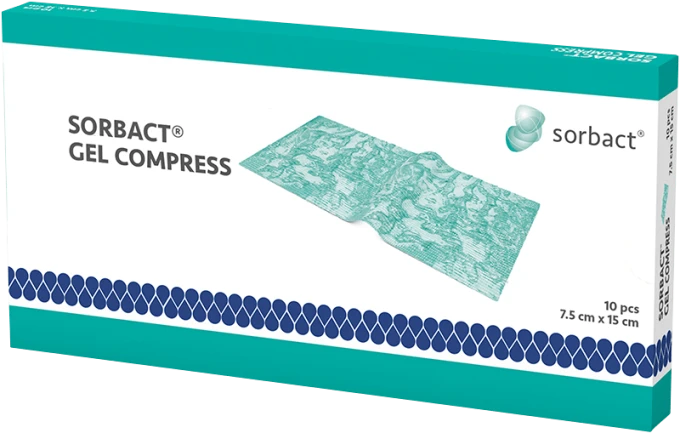Sorbact Gel Compress   7.5x15 cm Sorbact