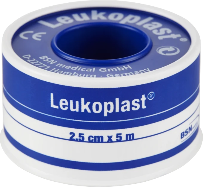 Leukoplast 2,5 cm x 5 m vattenfast vit Leukoplast