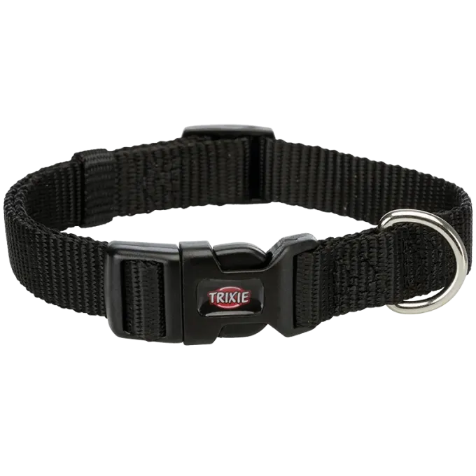 Trixie Premium Halsband Svart S-M (30-45 cm) Trixie