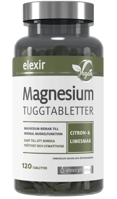 Elexir Pharma Magnesium 120 tuggtabletter Elexir Pharma