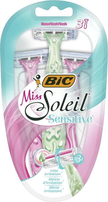 BIC Miss Soleil Sensitive Rakhyvlar för Kvinnor 3-pack BIC