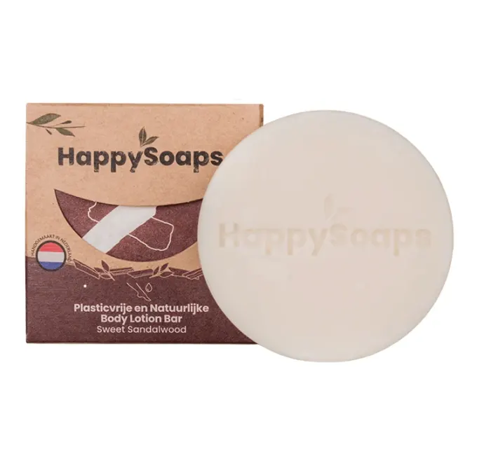 HappySoaps Body Lotion Bar Sweet Sandalwood 65 g HappySoaps