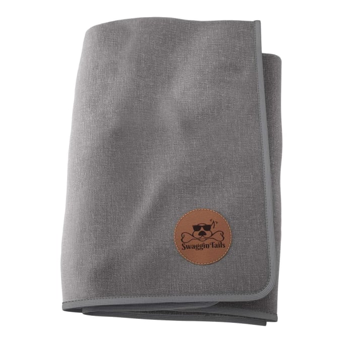 Swaggin Tails Pläd Rymdgrå M: 64x90 cm Swaggin Tails
