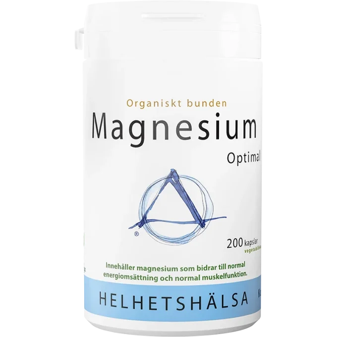 Helhetshälsa MagnesiumOptimal 200 kapslar Helhetshälsa