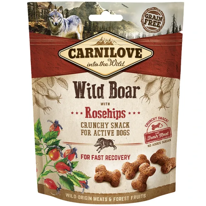 Carnilove Dog Crunchy Snack Wildboar Rosehip 200 g Carnilove