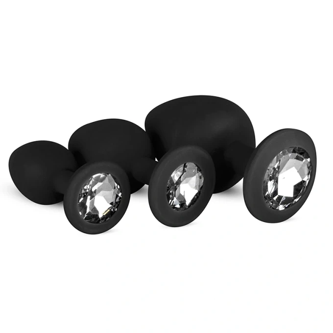 EasyToys Diamond Butt Plug Set 3 st Easytoys