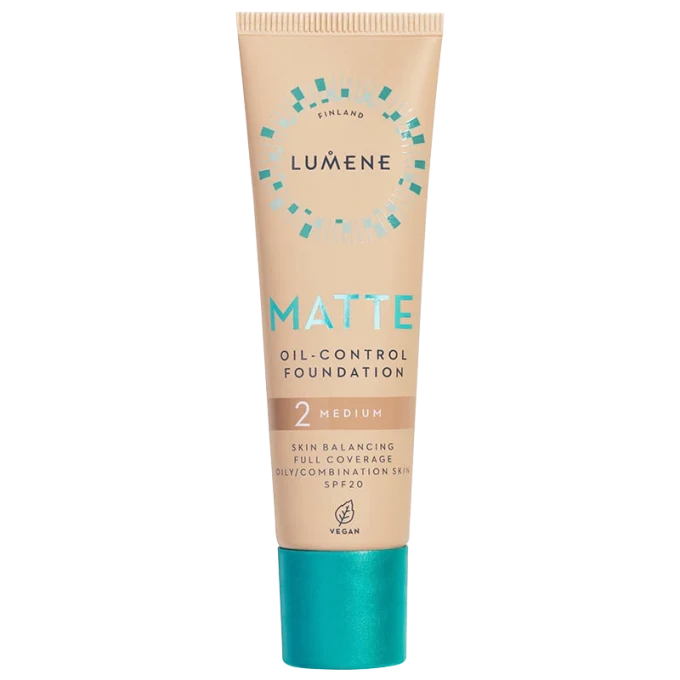 Lumene Matte Oil-Control Foundation SPF 20 30 ml 2 Medium Lumene