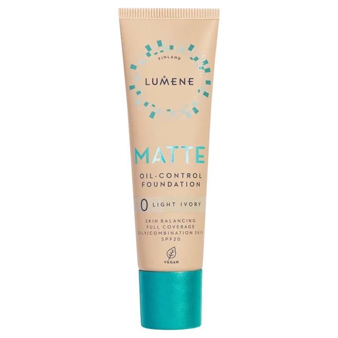 Lumene Matte Oil-Control Foundation SPF 20 30 ml  0 Light Ivory Lumene