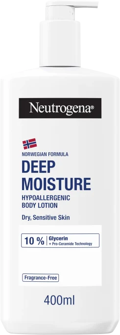 Neutrogena Norwegian Formula Deep Moisture Hypoallergenic Body Lotion 400 ml Neutrogena