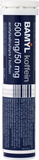 Bamyl koffein brustablett 500 mg/50 mg 25 st Bamyl