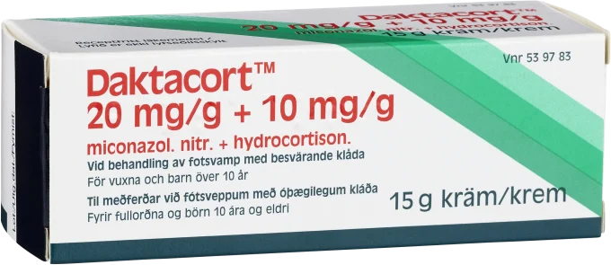 Daktacort kräm 20 mg/g + 10 mg/g 15 g Daktacort