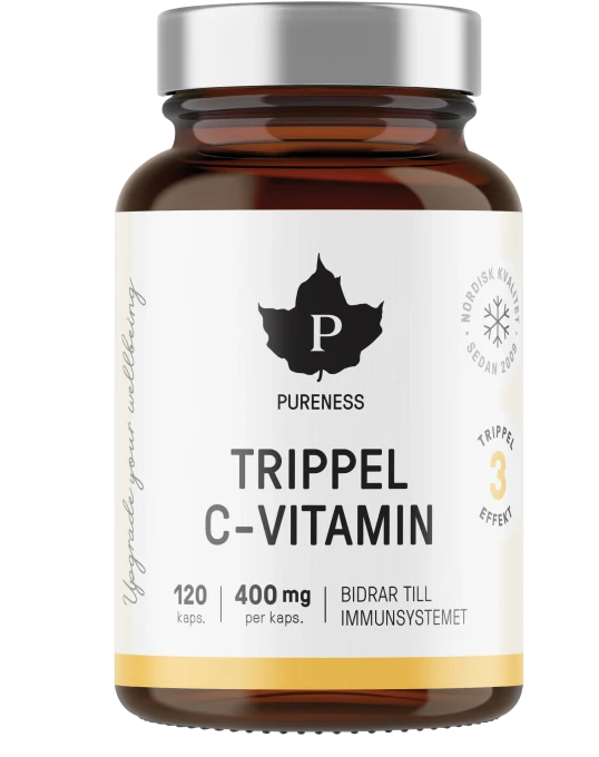 Pureness Trippel C-vitamin 120 kapslar Pureness