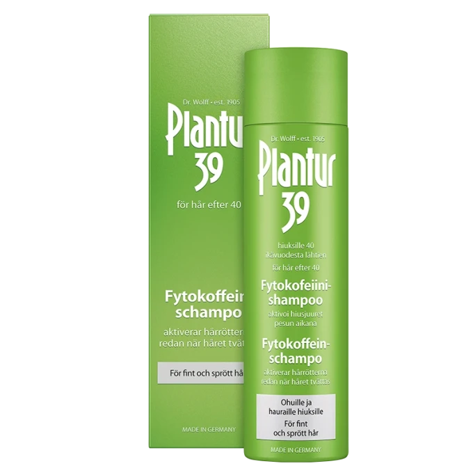 Plantur 39 Fytokoffein Schampo 250 ml fint/sprött hår Plantur