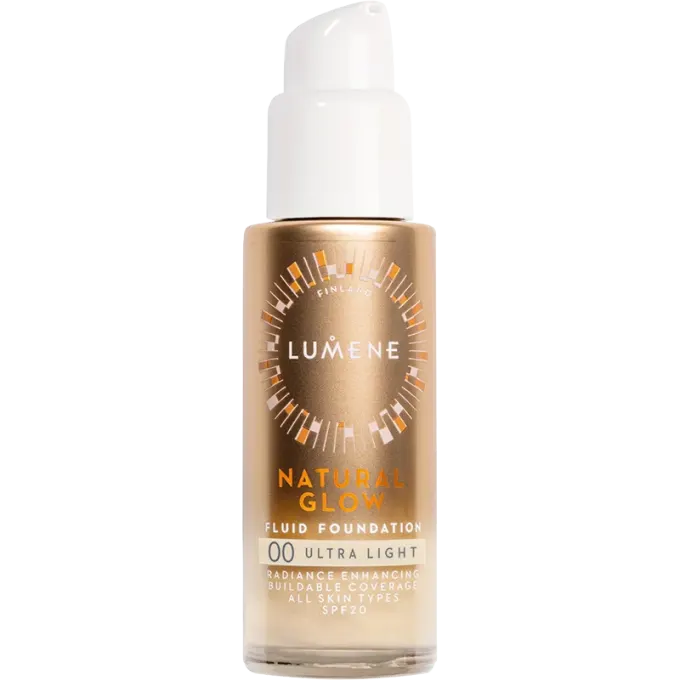 Lumene Natural Glow Fluid Foundation SPF20 30 ml 00 Ultra Light Lumene