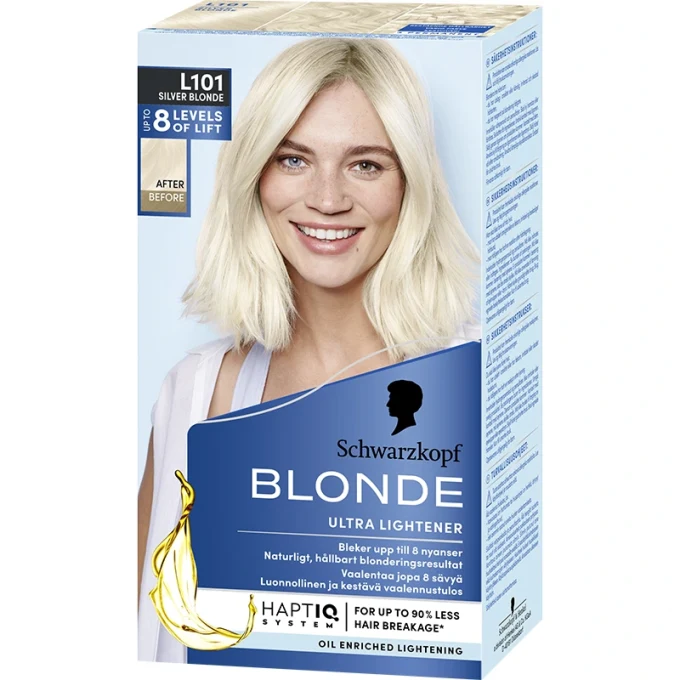 Schwarzkopf Blonde Ultra Lightener L101 Silver Blonde Blondering Blekning Schwarzkopf