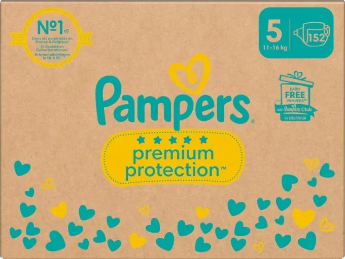 Pampers Premium Protection S5 11-16kg 152st Pampers