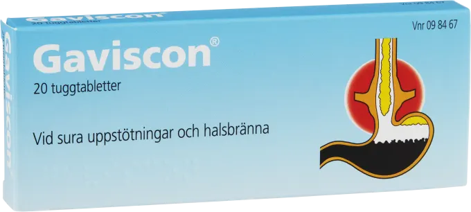 Gaviscon tuggtablett 20 st Gaviscon