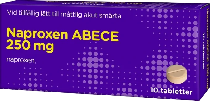 Naproxen ABECE tablett 250 mg 10 st ABECE