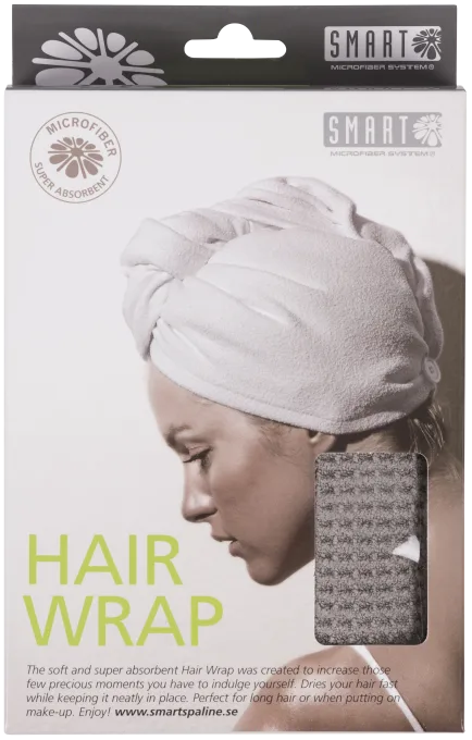 Smart Hairwrap Waffle Grey Smart