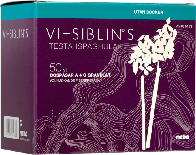 Vi-Siblin S granulat i dospåse 880 mg/g 50 st Vi-siblin