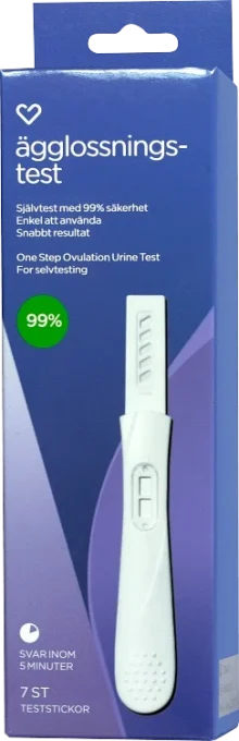 Hjärtats Ägglossningstest 7 stickor Hjärtats