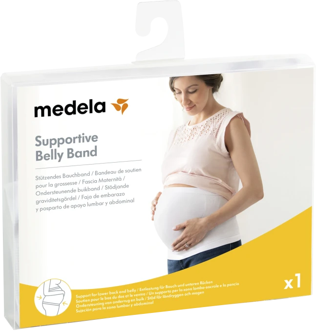 Medela Graviditetsgördel Vit Small Medela