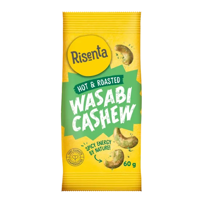 Risenta Cashewnötter Wasabi 60 g Risenta