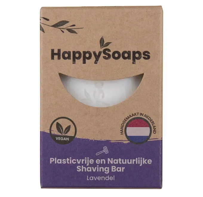 HappySoaps Shaving Bar Lavender 80 g HappySoaps
