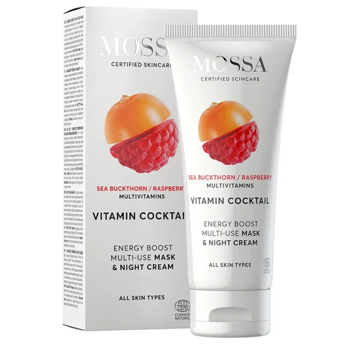 Mossa Vitamin Cocktail Energy Boost Multi-Use Mask & Night Cream 60 ml Mossa