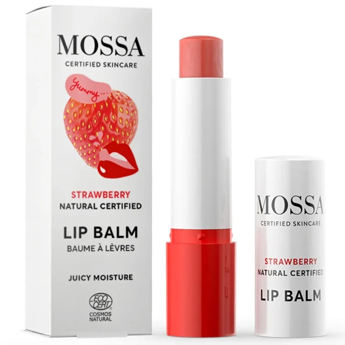 Mossa Juicy Moisture Strawberry Lip Balm 4,5 g Mossa