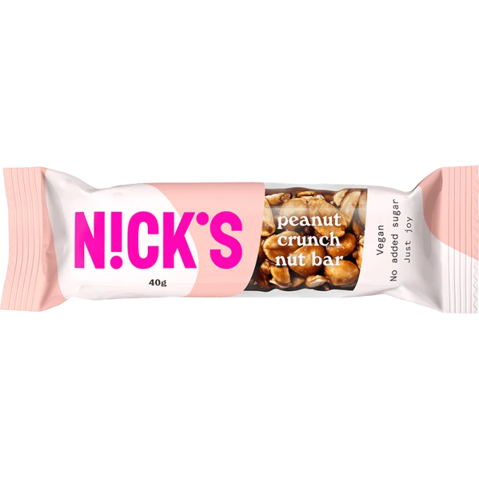 NICK'S Nut Bar Peanut Crunch 40 g Nicks