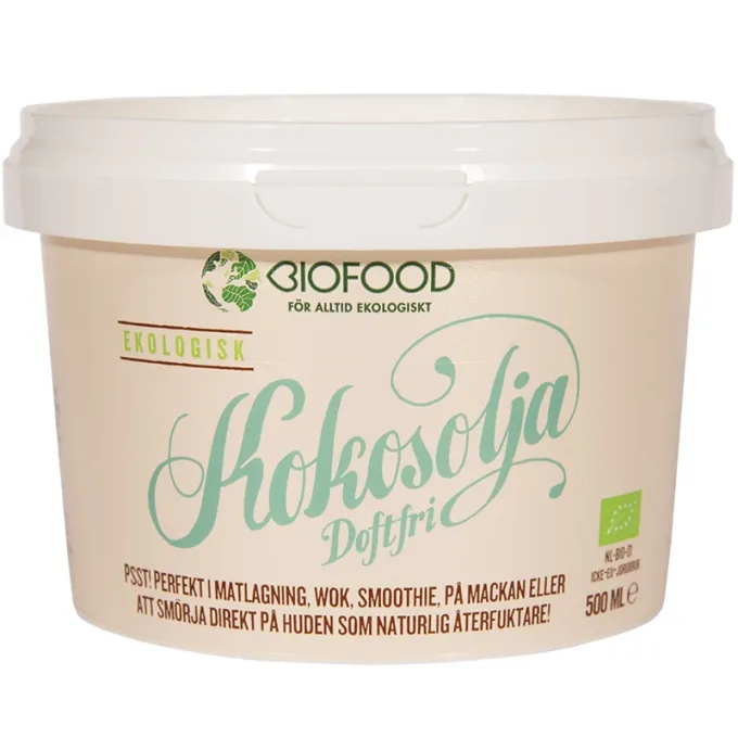 Biofood Kokosolja Doftfri 500 ml Biofood