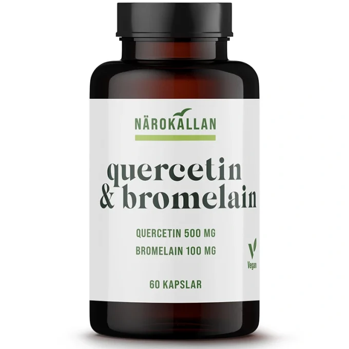 Närokällan Quercetin & Bromelain 60 kapslar Närokällan