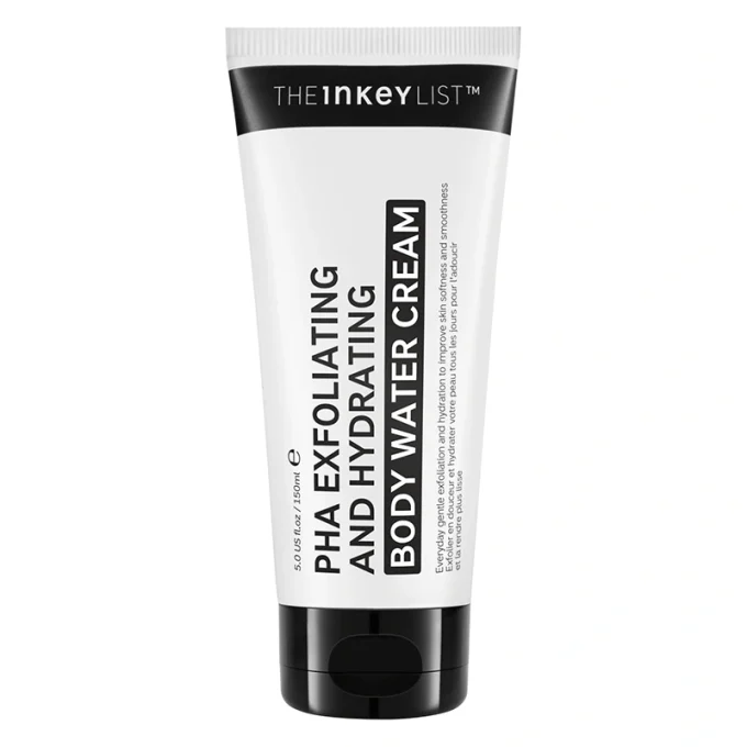 The Inkey List PHA Exfoliating and Hydrating Body Water Cream 150ml The Inkey List 