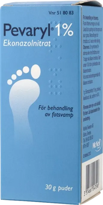Pevaryl puder 1 % 30 g Pevaryl