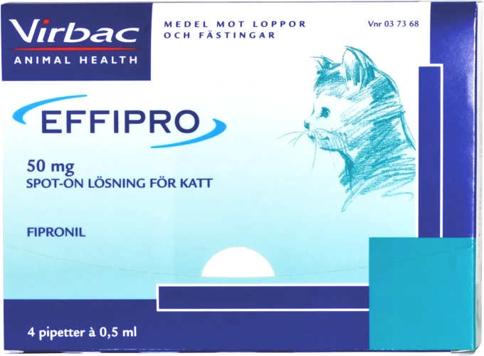 Effipro spot-on lösning för katt 50 mg 4 x 0,5 ml Effipro