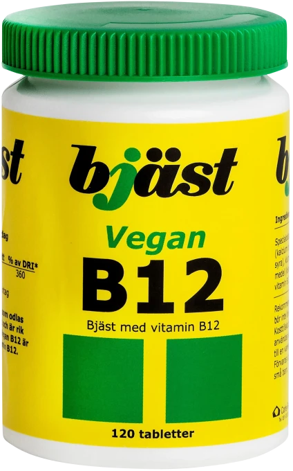 Bjäst Vegan B12 120 tabletter Bjäst