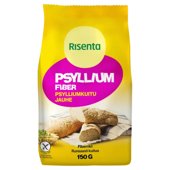 Psyllium Fiber glutenfri 150gram Risenta