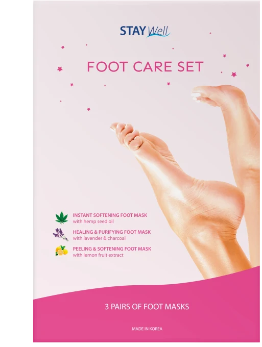 Stay Well Foot Care 3 Masks Stay Well