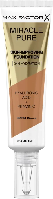 Max Factor Miracle Pure Foundation 85 Caramel Max Factor