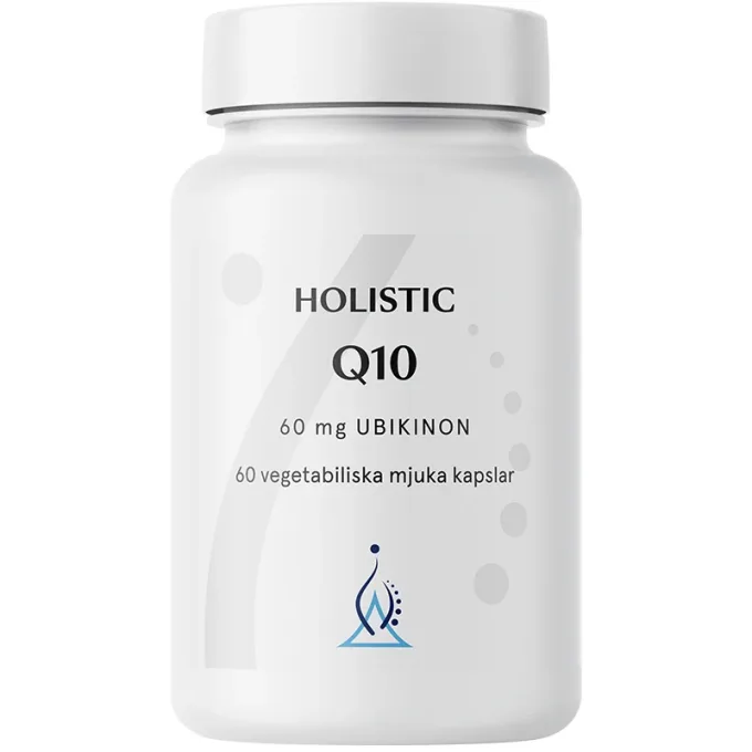 Holistic Q10 Coenzyme 60 mg 60 vegetabiliska kapslar Holistic