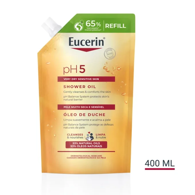 Eucerin pH5 Shower Oil parfymerad refill 400 ml Eucerin