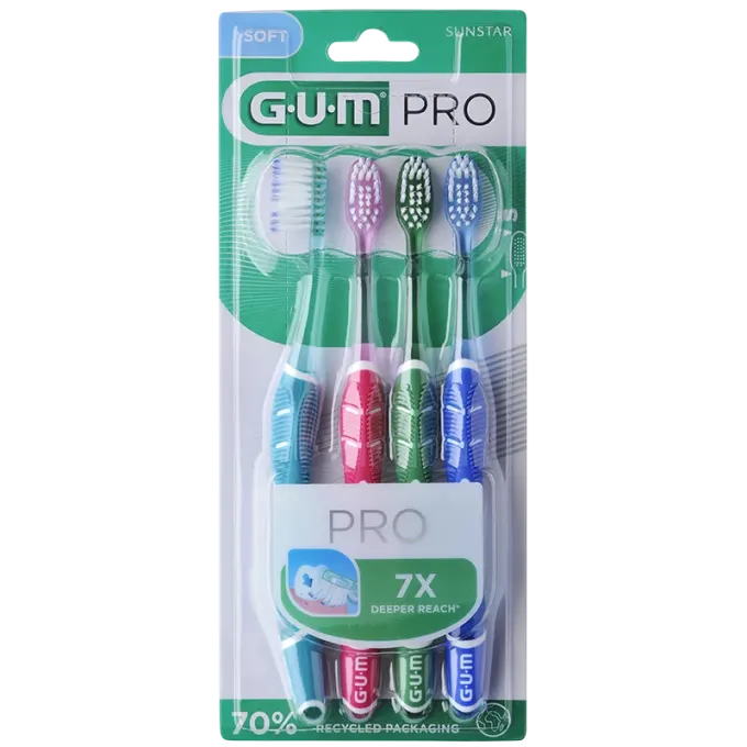 GUM Technique PRO mjuk tandborste 4st Gum